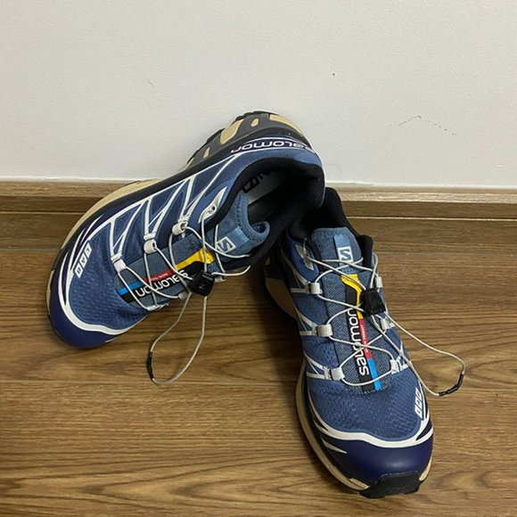 Salomon Thick Soled Navy Retro Outdoor Sneakers - Picture 10 of 10